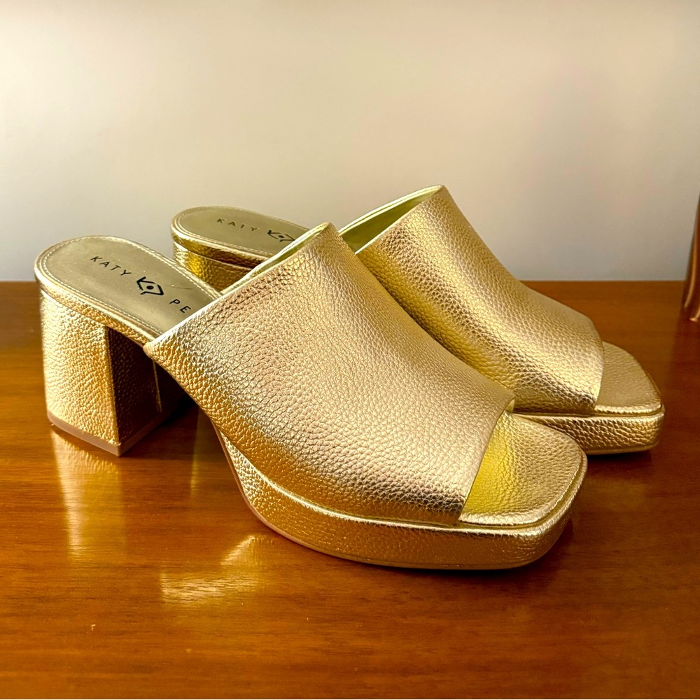 Katy Perry - Gold Mule- Size 11